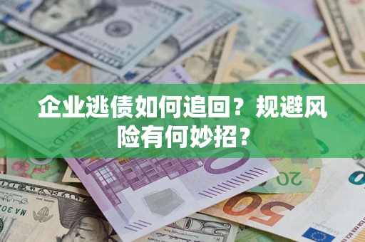 武汉企业逃债如何追回？规避风险有何妙招？