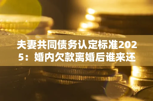 武汉夫妻共同债务认定标准2025：婚内欠款离婚后谁来还？