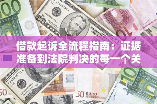 武汉借款起诉全流程指南：证据准备到法院判决的每一个关键步骤
