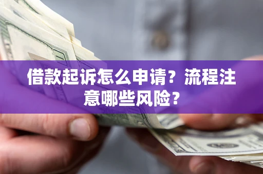 武汉借款起诉怎么申请？流程注意哪些风险？