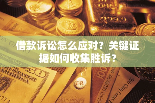 武汉借款诉讼怎么应对？关键证据如何收集胜诉？